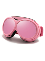 Twooo SN0W10 Nouvelles lunettes de ski anti-buée à double couche, monture ronde, résistantes au vent, pour sports de montagne