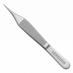 Pinzas Dentales Dentovos Adson, Premium, Punta Fina, Manuales, Acero Inoxidable, Autoclavables, Mango Ergonómico, para Cirugía Oral - Product Image 2