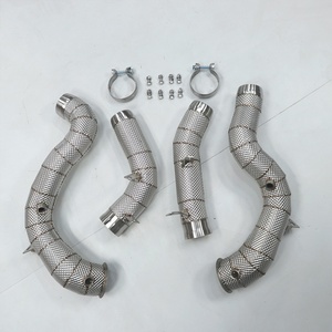 ดาวน์ไปป์ปี 2018 สำหรับ Mercedes-Benz W213 E63 E63S AMG M178 4.0T พร้อมแผ่นกันความร้อน - Product Image 6