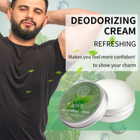 Déodorant Crème Solide Corporel Herbal 24h Marque Blanche avec Parfum Naturel Sans Aluminium Baume Désodorisant Effet Sec