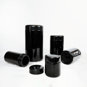 Hũ thủy tinh tím UV tối màu 50ml đến 1000ml có nắp Bakelite, chai đựng thực phẩm bổ sung chống mùi - Product Image 3