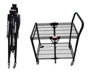 Lichte Opvouwbare Draadkarretje Met Zwarte Of Verzinkte Handkarren En Trolleys - Product Image 3