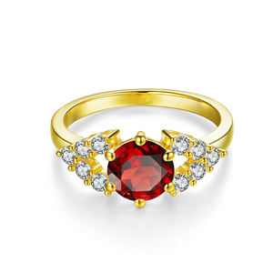 Anelli di gioielli da donna placcati oro all'ingrosso alla moda - Product Image 6