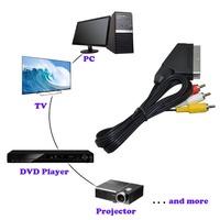 OEM Offre Spéciale 1.8M Composite AV Vidéo TV Adaptateur Câble RGB Ligne Péritel À 3 RCA Câble Vidéo pour NES Console Accessoire...
