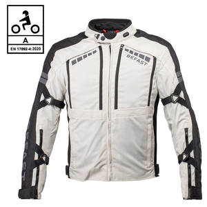 แจ็กเก็ตมอเตอร์ไซค์3ชั้นสีดำเทาได้รับการรับรองจาก befast Strike CE - Product Image 1