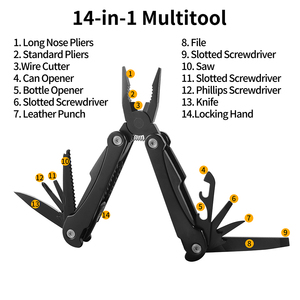 Chuyên Nghiệp Xách Tay Kết Hợp An Toàn Khóa Không-Trượt Cắm Trại Ngoài Trời Kìm Tuốc Nơ Vít Tập Tin <span class=keywords><strong>Set</strong></span> Saw Blade Cho DIY OEM - Product Image 4