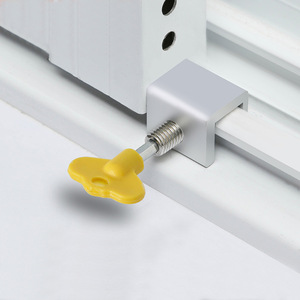 Limitador de ventana Gu Bie, cerradura de ventana sin perforación de aleación de aluminio para seguridad del hogar, accesorio de ventana a prueba de niños - Product Image 2