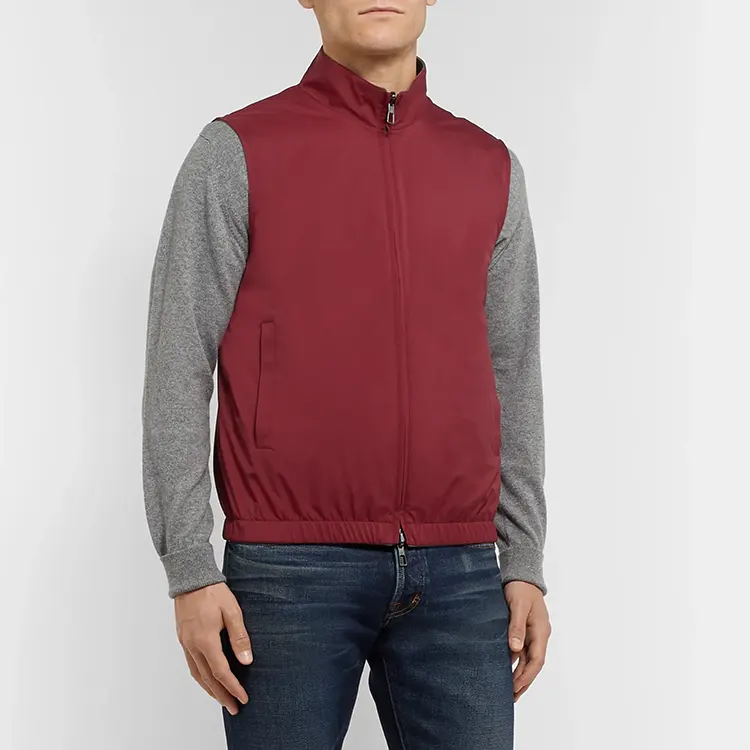 China Manufacturer Custom Sweater Vest Soft Shell Vest Custom Embroidered Men's Vests