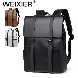 New Fashion PU Leather Large Capacity Oversized With USB Charging Port For Business Travel Sports Outdoor Computer Backpack - Product Image 1