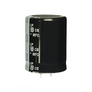 ตัวแทนจำหน่ายอย่างเป็นทางการ ตัวเก็บประจุอลูมิเนียม 39000uF 20% 25V แบบ Snap-in รุ่น ECO-S1EP393EA - Product Image 1