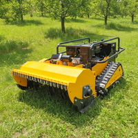 Tondeuse robot à fléaux télécommandée autopropulsée 764CC dernière génération pour jardin, cour et verger