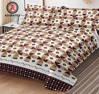 Bonne vente ensemble de literie 4 pièces Textile de maison conception personnalisée drap de lit en polyester