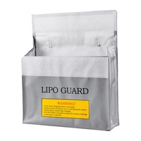 Sac de rangement ignifuge pour batterie 240x65x180mm, sac de protection pour batterie RC, sac de charge anti-explosion pour jouets électriques