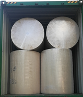 Rouleau Jumbo de Papier Toilette en Bambou à Base de Matière Première la Moins Chère pour la Fabrication de Rouleaux Mères