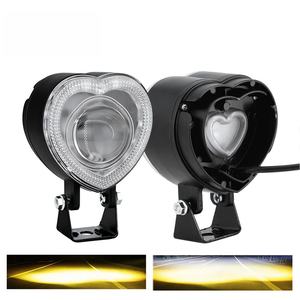 Venta al por Mayor de Faros Delanteros RGB de Doble Color F20W, Foco LED en Forma de Corazón, Luces para Motocicletas, Autos y Camiones, Modelo MO-235 1 - Product Image 6