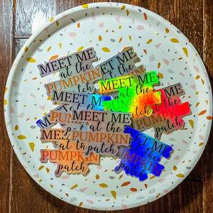 Autocollants découpés sur mesure avec impression de logo, <span class=keywords><strong>film</strong></span> vinyle adhésif imperméable, <span class=keywords><strong>film</strong></span> laser holographique - Product Image 3