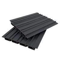 Panneaux de clôture en bois-plastique pour l'extérieur, plateforme de passerelle, panneaux muraux extérieurs, panneaux de clôture en bois-plastique pour cour