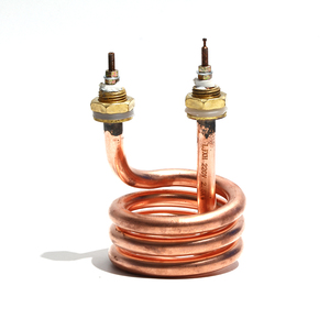 LJXH 220V/380V Distillateur d'eau électrique Élément chauffant 2.5kw/3kw/4.5kw Spiral 201 Stainless Steel Immersion Heater Pipe - Product Image 6