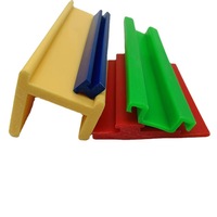 Profil en plastique UHMWPE extrudé sur mesure, bandes d'usure, résistance aux chocs, guide-chaîne en plastique, bande d'usure, bande HDPE