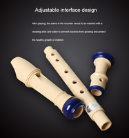Starway Wholesale OEM ODM Custom NO MOQ Colorful 6 8 Holes Plastic Recorder Flute Wind Instruments for Kids Beginner