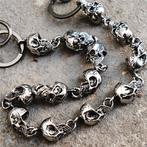 Ceintures à chaînes Y2K de luxe pour <span class=keywords><strong>hommes</strong></span>, avec porte-monnaie long et porte-clés, pour Halloween, vente en gros - Product Image 5