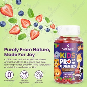 Gummies Probiotiques pour Enfants Sans Sucre, Soutien Immunitaire et Digestion, Marque Privée OEM - Product Image 6