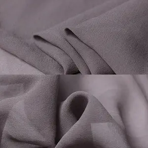 Prezzo di fabbrica tingibili 100% georgette di seta di gelso tessuto di tulle tessuto per i vestiti tappezzeria