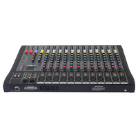 Mélangeur 12 canaux pour les performances en plein air et la famille KTV avec interface audio USB Console de son mixage professionnel