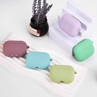 Headset Nirkabel PC + Penutup Silikon untuk AirPods Pro 1 2 3 Pro3 Generasi Case untuk AirPods4 Air Pods 2 3 4 Coque Fundas Dengan Pengait