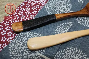Nhật Bản phong cách gỗ dài mỏng xử lý sen gạo muỗng bé súp đồ dùng