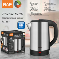 Bouilloire électrique sans BPA RAF 2.5L bouilloire 1500W théière pour le ménage avec fonction d'arrêt automatique
