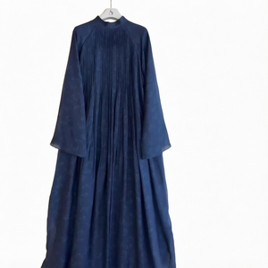 Vestido Abaya Islámico Modesto, Manga Larga, Plisado, Largo hasta el Tobillo, Elegante, para Mujer Árabe, Ropa de Fiesta - Product Image 1