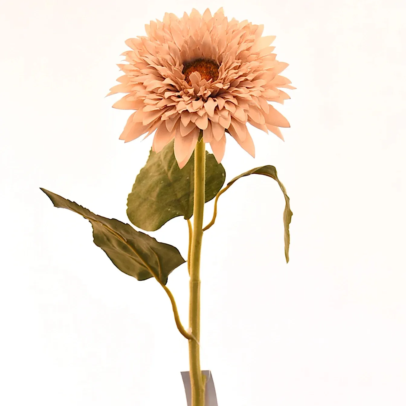 60cm 하이 퀄리티 핑크 해바라기 단일 줄기 실크 꽃 가정 장식 인공 꽃
