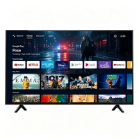 Téléviseur LED mural intelligent Android 4K Ultra HD couleur pleine, double vitrage, 32-70 pouces, CKD SKD, pour hôtel