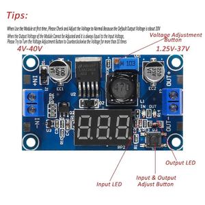 โมดูลแปลงไฟแบบ DC-DC Buck Converter รุ่น LM2596 4-40V เป็น 1.25-37V ปรับแรงดันไฟฟ้าได้ สำหรับประกอบเอง (DIY) - Product Image 4