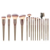 Ensemble de 31 pinceaux de maquillage best-seller, éponge de beauté ultra-douce, pinceau éventail pour fard à paupières et fond de teint, pinceau pour mascara et gloss à lèvres - Idéal pour les voyages