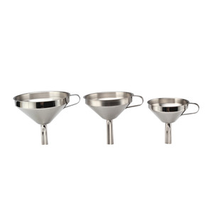 Entonnoir à large ouverture en acier inoxydable de qualité alimentaire avec poignée pour bocaux Mason, entonnoir de grande calibre pour confiture et cornichons, gadgets de cuisine - Product Image 3