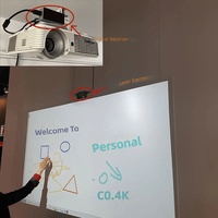 Jeux interactifs muraux et au sol, écran tactile intelligent, tableau blanc intelligent FT8, projecteur holographique 3D pour l'enseignement, les réunions, les enfants