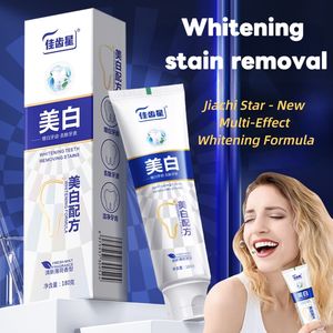 Dentifrice blanchissant à l'<span class=keywords><strong>acide</strong></span> <span class=keywords><strong>hyaluronique</strong></span> menthe biologique naturel haleine fraîche réduire la plaque bactérienne buccale Dentifrice blanchissant - Product Image 2