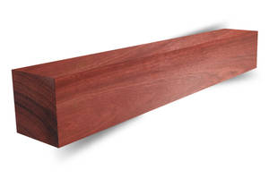 บล็อกไม้ขัดเงามีสไตล์สำหรับมีดด้ามจับดีไซน์ความรักและแตรสินค้าหัตถกรรมธรรมชาติ - Product Image 2