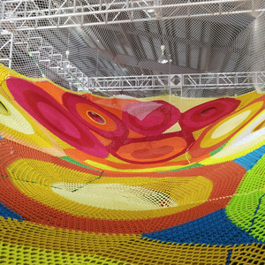 Netstribe bền nhiều màu tổ ong leo <span class=keywords><strong>Net</strong></span> cho trẻ em phiêu lưu sân chơi và ngoài trời công viên giải trí - Product Image 2