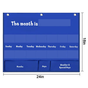 Calendario Semanal Educativo para Niños, Tabla de Bolsillo para el Aula, Preescolar, Tarjetas de Enseñanza para el Hogar, Planificador Semanal - Product Image 3