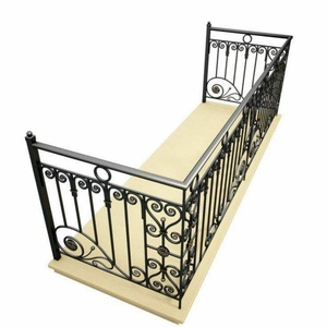 Balustre carré massif de style classique de haute qualité, noir, pour balcon, décoration intérieure, balustre d'<span class=keywords><strong>escalier</strong></span> en fer forgé pour <span class=keywords><strong>escalier</strong></span> - Product Image 5