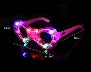 Neon Shutter Neon Rave <strong>Glasses</strong> Light Flashing Plastic Shutter Shades Light up <strong>Glasses</strong> LED Glow <strong>Glasses</strong> for Halloween Bar <strong>Party</strong> - Product Image 5
