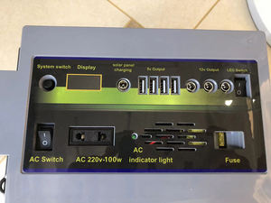Fuente de alimentación de emergencia para exteriores 12V 40ah Baterí<span class=keywords><strong>a</strong></span> <span class=keywords><strong>AGM</strong></span> multipropósito cargada con panel solar - Product Image 3