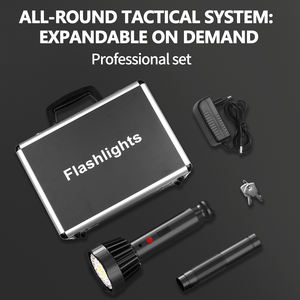 Lampe torche tactique étanche IP65 anti-chute : 1000 lumens avec stroboscope d'urgence pour le sauvetage, le camping, la randonnée - Product Image 5