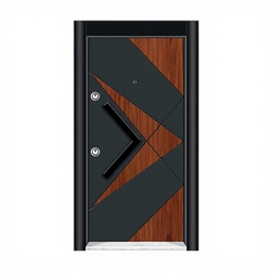 Porte de sécurité en acier moderne de luxe avec fonction antivol pour usage intérieur en hôtel - Solution durable et économique pour les projets résidentiels - Product Image 1