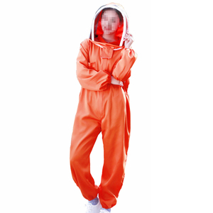 New Professional Beekeeping <b>Suit</b> for <b>Bee</b> Keeper Yellow Orange Red Cotton Protective Anti-<b>Bee</b> Equipment - Product Image 3