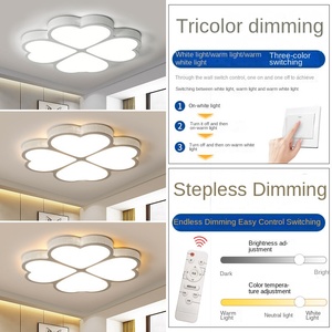 โคมไฟเพดานแอลอีดีทันสมัยรูปดาวพระจันทร์สุดสร้างสรรค์อะคริลิคอลูมิเนียมเหล็กศิลปะร่วมสมัยสำหรับห้องเด็กห้องนั่งเล่น - Product Image 3