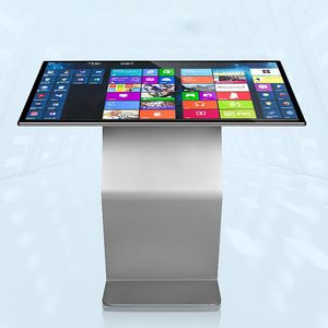 Thương mại tương tác tất cả-trong-một PC 3840x2160 màn hình cảm ứng LCD hiển thị với sàn đứng Độ phân giải cao <span class=keywords><strong>kiosk</strong></span> tương tác - Product Image 2
